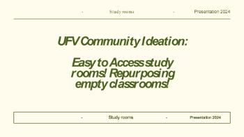 Presentation screenshot from Ideation Jam