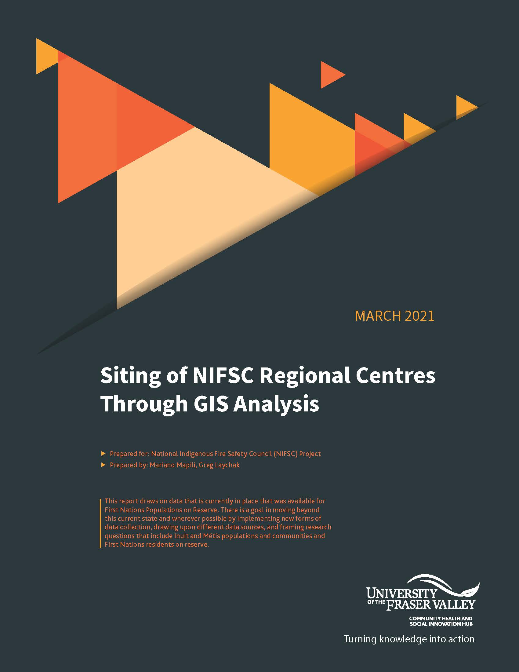 Cover of the report