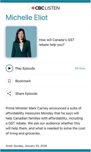 CBC How will Canada's rebate help you?